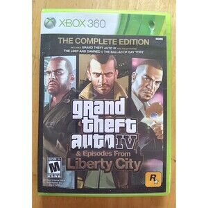 Grand Theft Auto IV GTA4 - The Complete Edition (Xbox 360) w/Map & Video Game